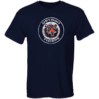Youth Soft as a Grape Navy Detroit Tigers Cooperstown Collection T-Shirt