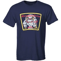 Youth Soft as a Grape Navy Minnesota Twins Cooperstown Collection T-Shirt