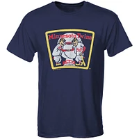 Youth Soft as a Grape Navy Minnesota Twins Cooperstown Collection T-Shirt