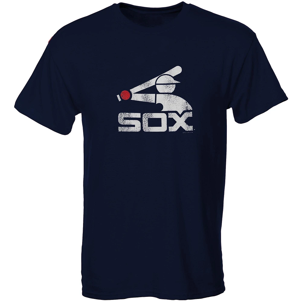 Youth Soft as a Grape Navy Chicago White Sox Cooperstown Collection T-Shirt
