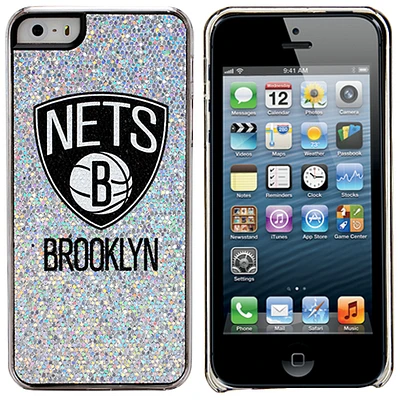 Brooklyn Nets iPhone 5/5s Bling Thinshield Snap-On Case - Silver