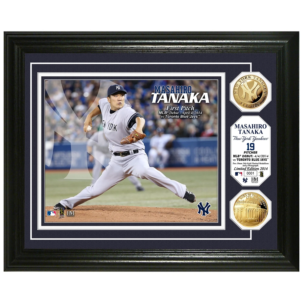 Masahiro Tanaka New York Yankees MLB Debut Gold Coin Photomint