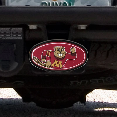 Minnesota Golden Gophers Mega Oval Fixed 2" Hitch Receiver Cover