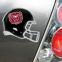 Missouri State University Bears Metal Helmet Domed Auto Emblem