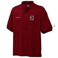 South Carolina Gamecocks Columbia Perfect Cast Omni-Shade Polo - Garnet