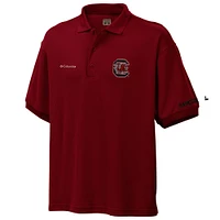 South Carolina Gamecocks Columbia Perfect Cast Omni-Shade Polo - Garnet