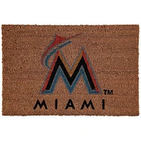 Miami Marlins Logo 20'' x 30'' Coir Doormat