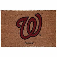 Washington Nationals Logo 20'' x 30'' Coir Doormat