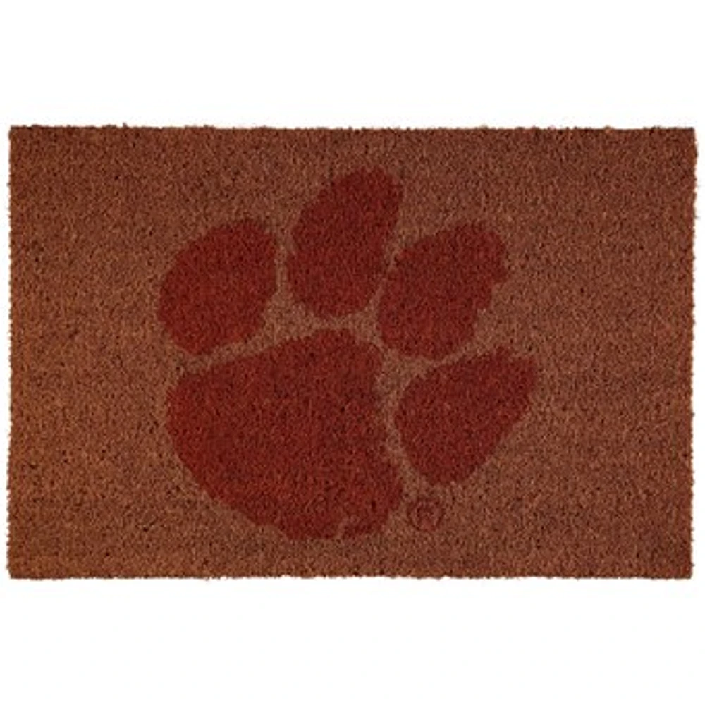 Clemson Tigers Logo 20'' x 30'' Coir Doormat