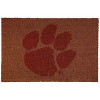 Clemson Tigers Logo 20'' x 30'' Coir Doormat