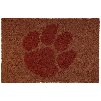 Clemson Tigers Logo 20'' x 30'' Coir Doormat