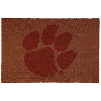 Clemson Tigers Logo 20'' x 30'' Coir Doormat