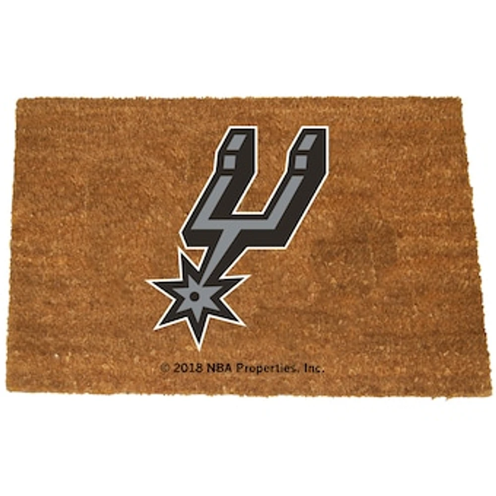 San Antonio Spurs Logo 20'' x 30'' Coir Doormat