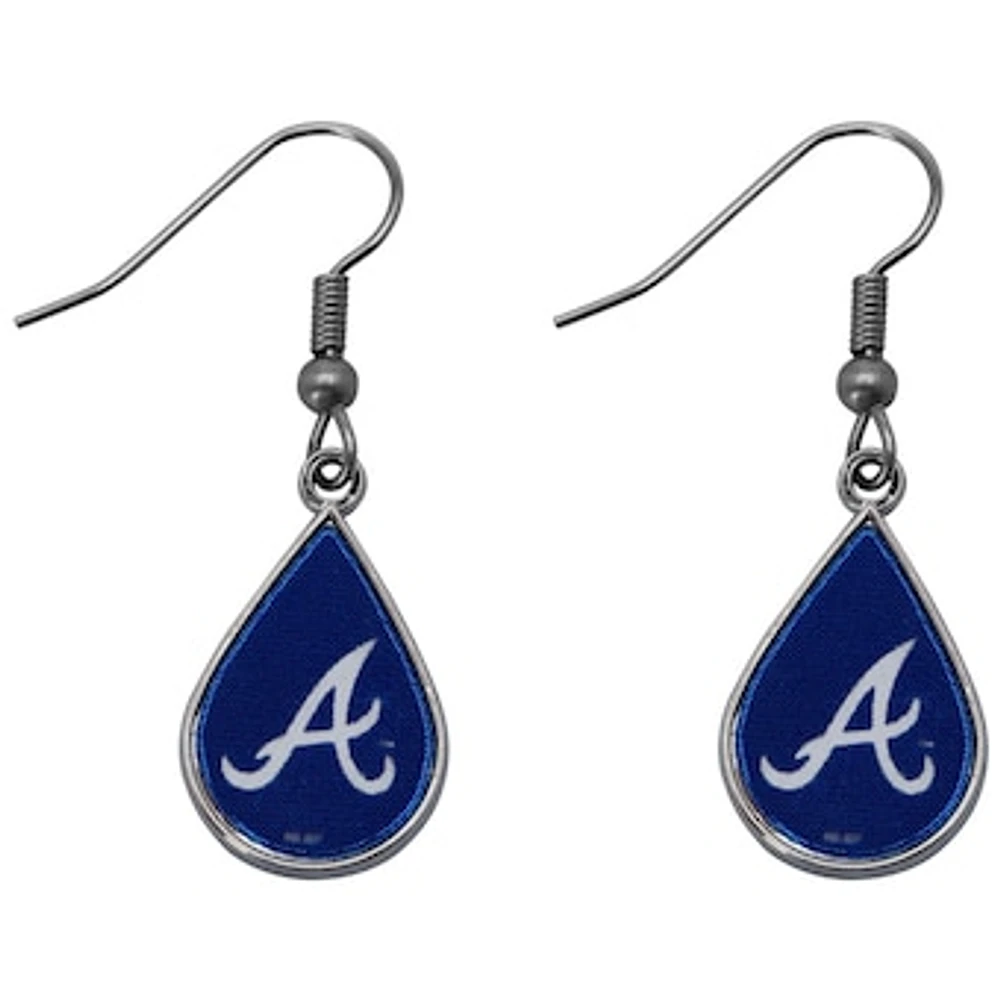 WinCraft Atlanta Braves Tear Drop Dangle Earrings