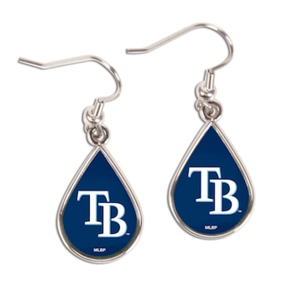 WinCraft Tampa Bay Rays Tear Drop Dangle Earrings