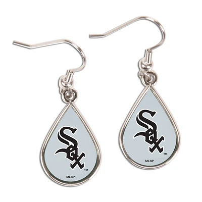 WinCraft Chicago White Sox Tear Drop Dangle Earrings