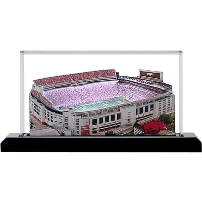 Arkansas Razorbacks 13" x 6" Light Up Stadium with Display Case