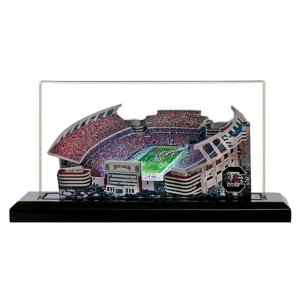 South Carolina Gamecocks 19" x 9" Light Up Stadium with Display Case