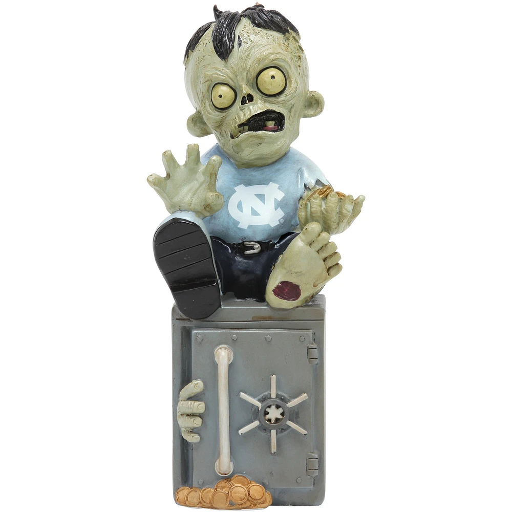 North Carolina Tar Heels Resin Zombie Bank