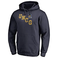 UNCG Spartans Acronym Pullover Hoodie - Navy Blue