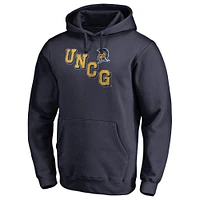 UNCG Spartans Acronym Pullover Hoodie - Navy Blue
