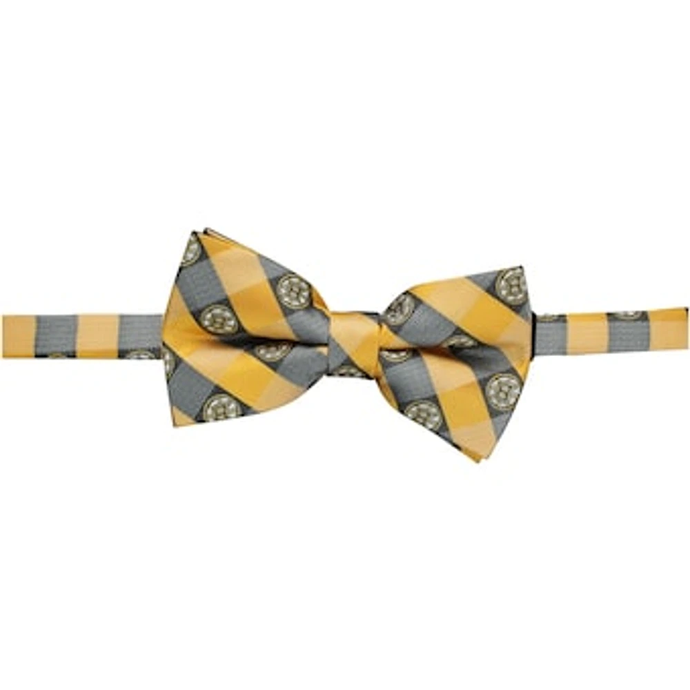 Boston Bruins Check Bow Tie