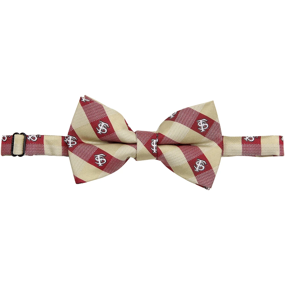 Florida State Seminoles Check Bow Tie