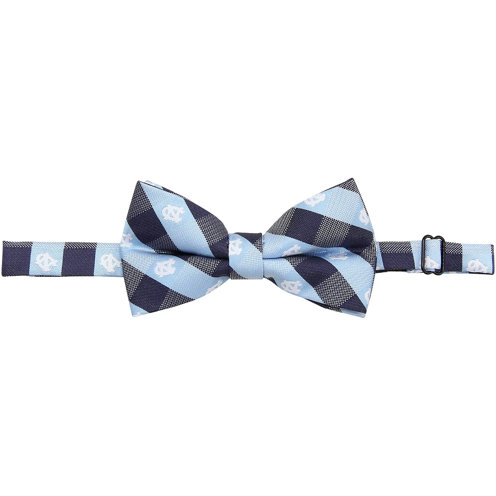 North Carolina Tar Heels Check Bow Tie