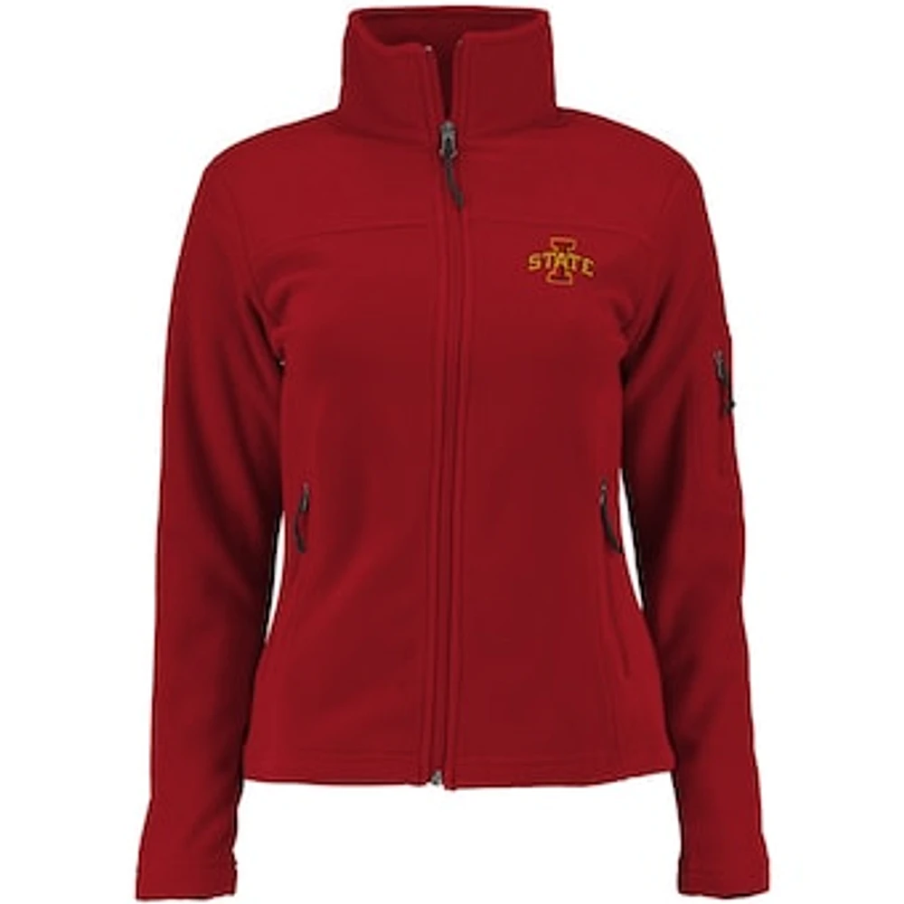 Women's Columbia Cardinal Iowa State Cyclones Give & Go Full-Zip Jacket