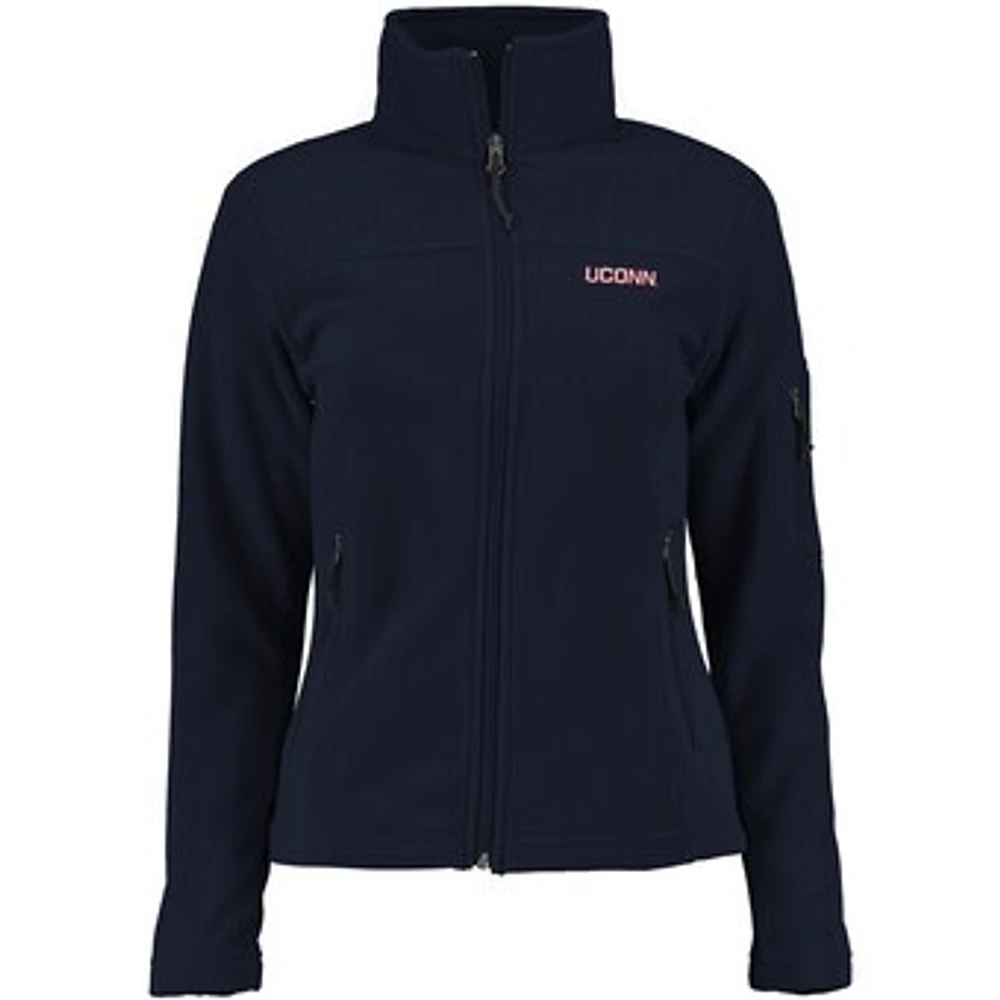 Women's Columbia Navy UConn Huskies Give & Go Full-Zip Jacket