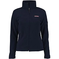 Women's Columbia Navy UConn Huskies Give & Go Full-Zip Jacket