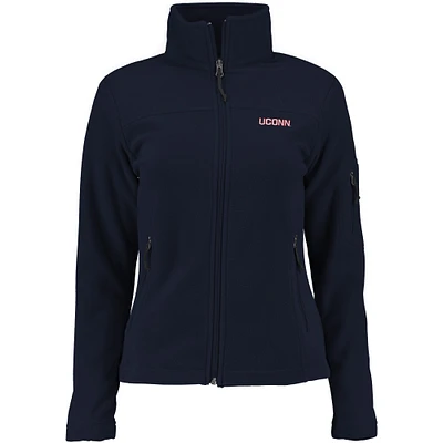 Women's Columbia Navy UConn Huskies Give & Go Full-Zip Jacket