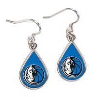 WinCraft Dallas Mavericks Tear Drop Dangle Earrings