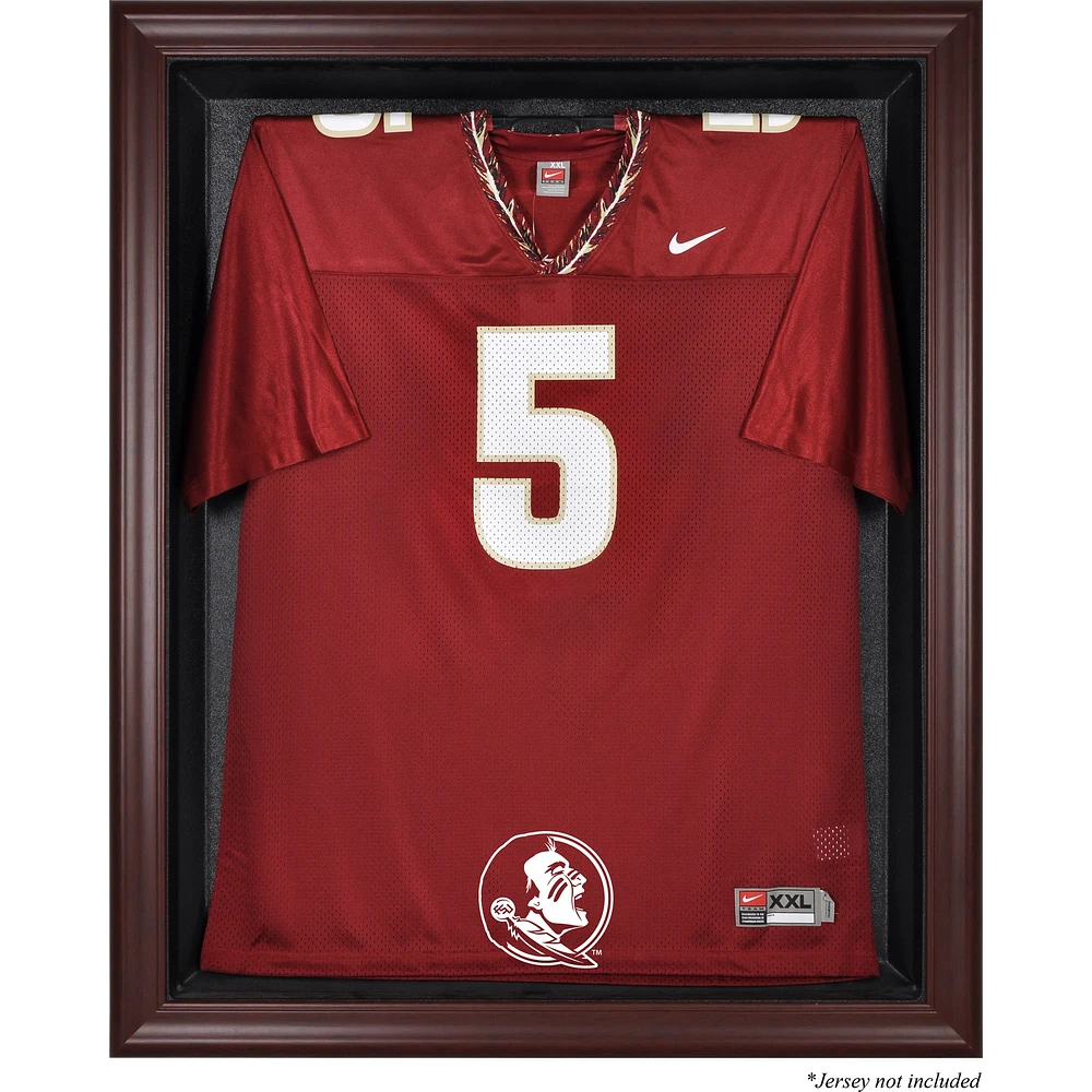 Florida State Seminoles (FSU) Mahogany Framed (2014 - Present Logo) Jersey Display Case