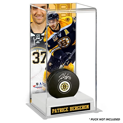 Patrice Bergeron Boston Bruins Deluxe Tall Hockey Puck Case