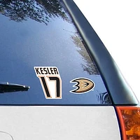 Anaheim Ducks Ryan Kesler WinCraft 4" x 8" Perfect Cut Color Player Decal