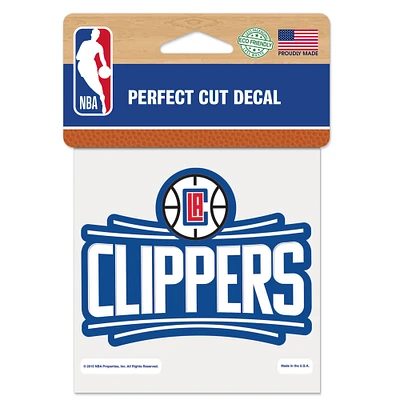 LA Clippers WinCraft 4" x 4" Color Perfect Cut Decal