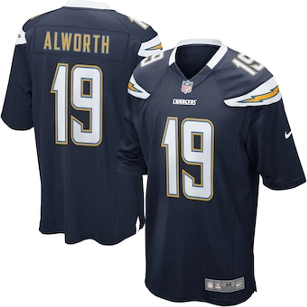 Youth Nike Lance Alworth Navy Blue San Diego Chargers Retired Game Jersey