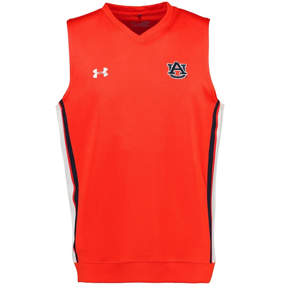 Men's Under Armour Orange Auburn Tigers Summer Proven Performance Vest