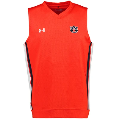 Men's Under Armour Orange Auburn Tigers Summer Proven Performance Vest