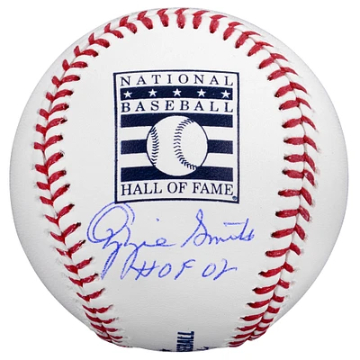Ozzie Smith St. Louis Cardinals Autographed Hall of Fame Baseball with "HOF '02" Inscription