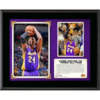 Kobe Bryant Los Angeles Lakers Third All-Time Scoring 10.5'' x 13'' Sublimated Plaque