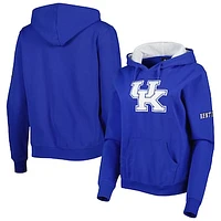 Women's Stadium Athletic Royal Kentucky Wildcats Big Logo Pullover Hoodie