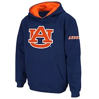 Youth Stadium Athletic Navy Auburn Tigers Big Logo Pullover Hoodie