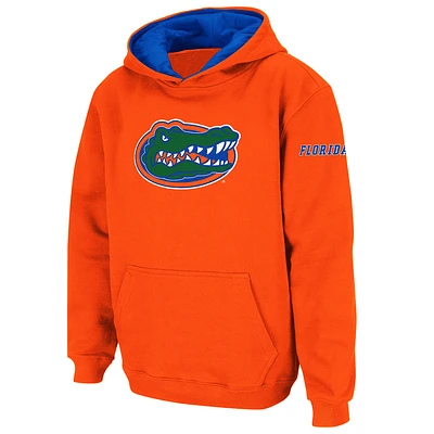 Youth Stadium Athletic Orange Florida Gators Big Logo Pullover Hoodie