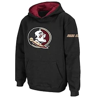 Youth Stadium Athletic Black Florida State Seminoles Big Logo Pullover Hoodie