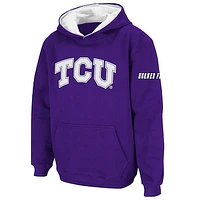 Youth Stadium Athletic TCU Horned Frogs Big Logo Pullover Hoodie
