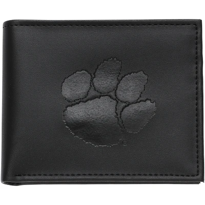 Men's Black Clemson Tigers Hybrid Bi-Fold Wallet