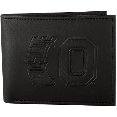 Men's Black Ohio State Buckeyes Hybrid Bi-Fold Wallet