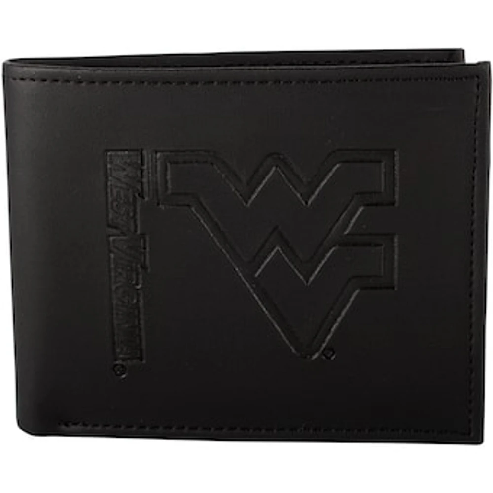 Men's Black West Virginia Mountaineers Hybrid Bi-Fold Wallet